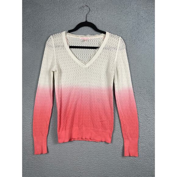 Victoria's Secret Womens Size M Ombre Pullover V Neck Sweater - Picture 1 of 10